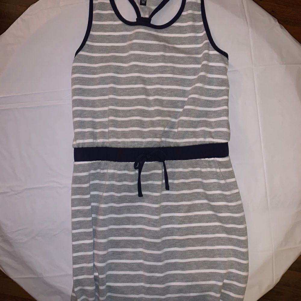 NWOT Long Striped Dress. Size L (12-14)